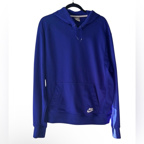 Nike Other - Nike Men's Royal Blue Hoodie Pullover Sweatshirt Size L EUC Athleisure Sporty